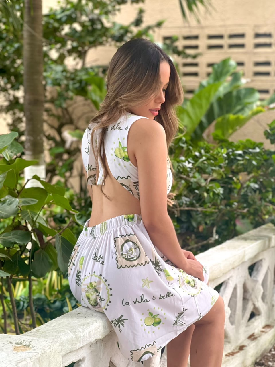 VESTIDO CELESTE